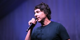 Arj Barker in Byron Bay, Australia