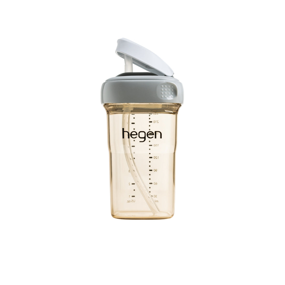 Hegen PCTO™ 240ml/8oz Straw Cup PPSU Grey (Slow Flow)