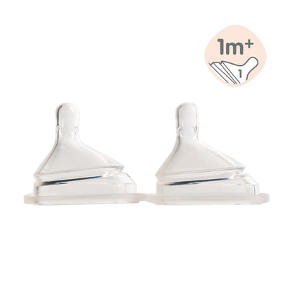Hegen PCTO™ 150ml/5oz Feeding Bottle PPSU 2-Pack BLUE with 2x Slow Flow Teats (1 to 3 months) - Hegen