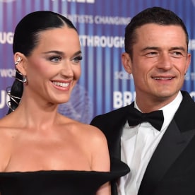 Katy Perry, Orlando Bloom at 2024 Breakthrough Prize ceremony.