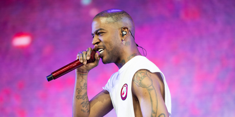 Kid Cudi performs during the second weekend of the 2024 Coachella Valley Music And Arts Festival.