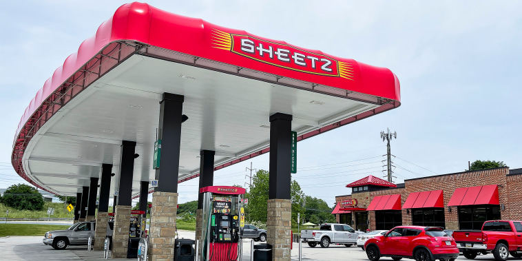 Sheetz gas station and convenience store in Pennsylvania.