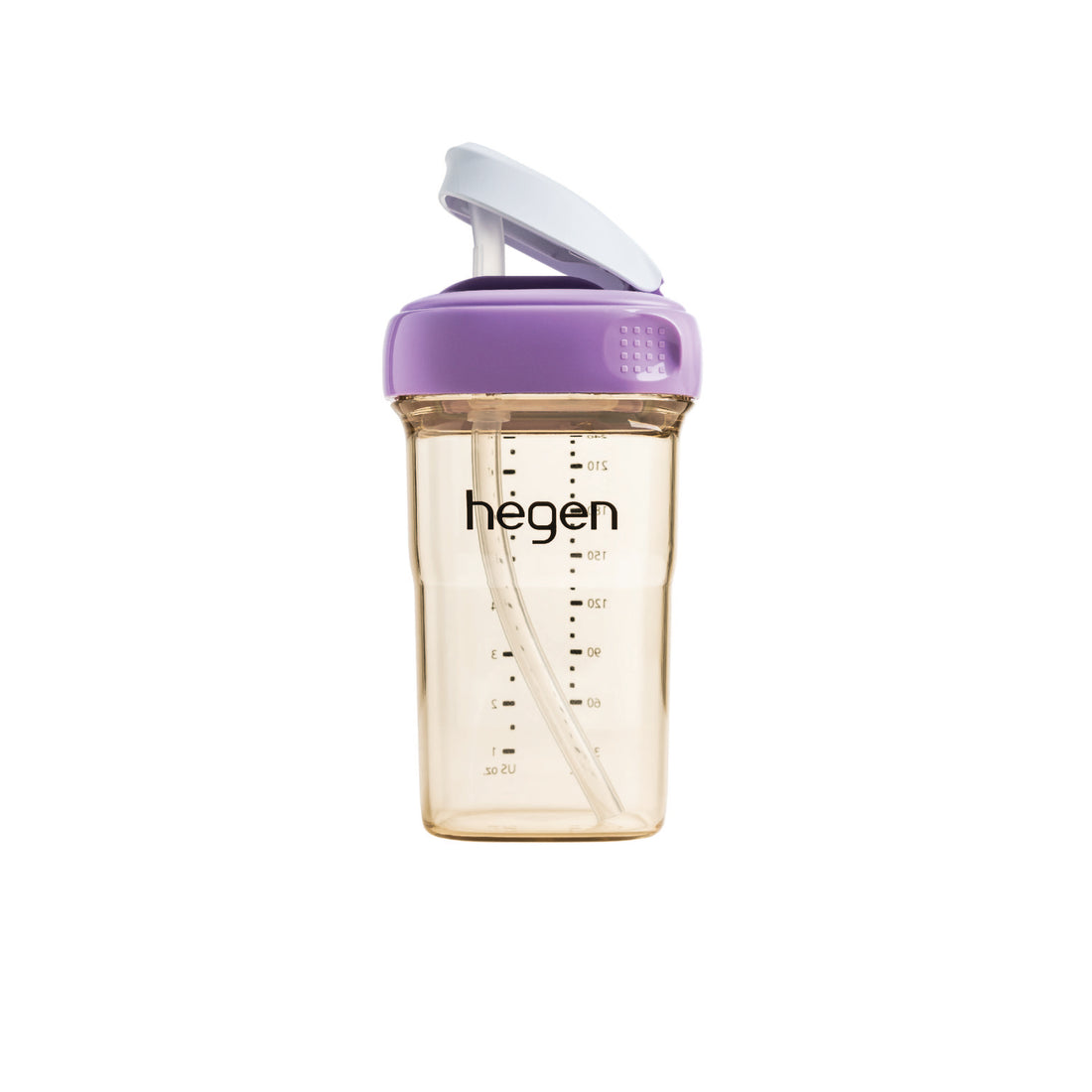 Hegen PCTO™ 240ml/8oz Straw Cup PPSU Purple (Slow Flow)
